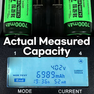 Batería de Iones de Litio ZeroBeam 26650, 7000 mAh, 14 A, Protección de Seguridad, 3.7 V, Alto Drenaje, 1000 Ciclos, Aplicación Industrial - Product Image 3