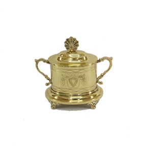 Modern Silver Decorative Dry Fruit <b>Holder</b> with Textured Body for Upscale Interior and Hospitality Decor - Product Image 5