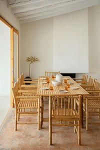 Manufacturer & Exporter of <b>Bamboo</b> Dining <b>Table</b> for Home Furniture Modern European Design Eco-friendly for Apartment Villa Hotel - Product Image 2
