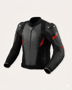 Veste de course en cuir de moto perforée Control Men Track/Riding Cowhide/Kangourou/Chaqueta certifié CE, toutes tailles et couleurs - Product Image 1