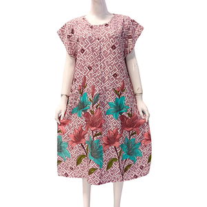 Robes pour femmes à manches courtes et col rond, ajustées au corps, avec fermeture éclair sur le devant et poches des deux côtés - Product Image 3