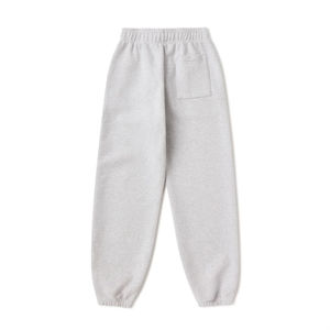 Pantalon de survêtement blanc pour hommes, taille élastique, tricoté, décontracté, respirant, avec poches, vêtements d'automne - Product Image 1