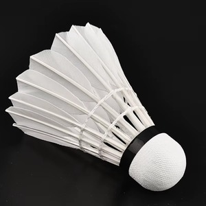Volante de Bádminton Estándar de Plumas de Ganso con Cabeza de Corcho PU, Duradero, para Entrenamiento - Product Image 5
