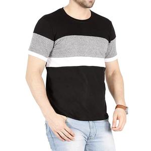 Derniers modèles de t-shirts décontractés pour hommes, t-shirts à col rond à manches courtes, t-shirts unis en coton 100% pour hommes - Product Image 5