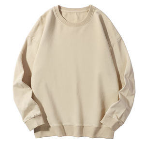 Sudadera de cuello redondo lisa para hombre, manga raglán, jersey casual de punto para otoño, ajuste regular, tallas grandes, suéteres cálidos - Product Image 4