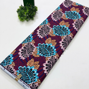 Wholesale Luxury African Wax Print Cotton Fabric Ankara Kitenge Custom Logo Private Label OEM ODM Textile Factory Nigeria Ghana - Product Image 2