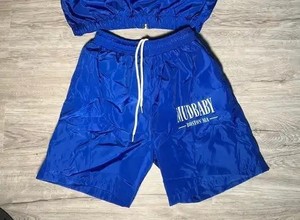 Ensemble survêtement tendance pour homme : veste coupe-vent à capuche en polyester et short, fermeture éclair, style décontracté chic, vente en gros - Product Image 6