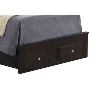 Letto contenitore elegante nero, doppio uso, imbottito - Product Image 2