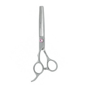 Ciseaux de coiffure professionnels de qualité supérieure, couleur argent, pour effiler les cheveux, avec vis réglable, en acier inoxydable, revêtement spécial, pour salon de coiffure - Product Image 6