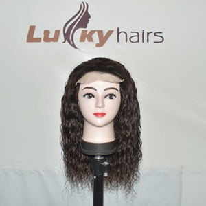 Pelucas de Cabello Indio Remy Virgen de Lujo, Servicio de Fabricación Personalizada, Hechas a Mano con Doble Trama, Encaje Frontal HD, Encaje Completo - Product Image 1