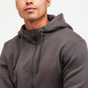 Men's Autumn Tracksuit Set Full-<b>Zip</b> <b>Hooded</b> Sweatshirt With Side Pockets Cargo Joggers Solid Color Casual Wear Regular Fit - Product Image 6
