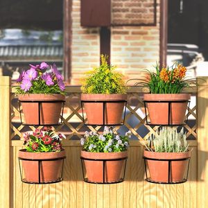 Modern Hanging Metal Flower Pot Holder with Powder Coated Finish Durable <b>Circular</b> Design Customizable Capacity & Weight - Product Image 5
