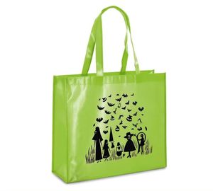 Bolsa de tela no tejida promocional, reutilizable, reciclable, bolsa de transporte de tela no tejida, bolsas de compras laminadas de polipropileno, logotipo personalizado - Product Image 2