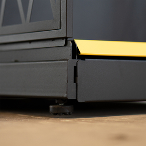 Étagères de supermarché horizontales métalliques double face robustes et polies à plusieurs niveaux - Product Image 4