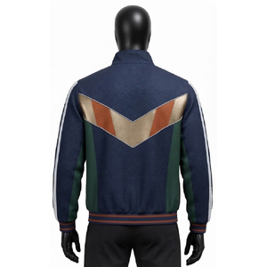 Custom <b>Men</b> <b>Track</b> <b>Jacket</b> Sportswear Full Zip Lightweight Breathable Quick Dry Running Training Fitness Activewear Oem Odm Factory - Product Image 2