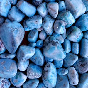 Pierres de larimar naturelles polies à la main, tailles S, M, L, lots en gros, pierres précieuses, bijoux, larimar bleu - Product Image 2