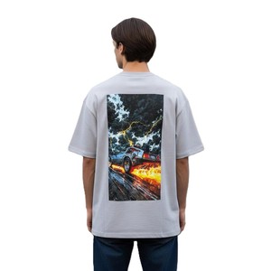 เสื้อยืดผู้ชายไซส์ใหญ่ สีเทา แขนสั้น คอกลม ผ้าเจอร์ซีย์คอตตอน 100% ทรงลำลอง ระบายอากาศ แห้งเร็ว น้ำหนัก 180 กรัม - Product Image 2