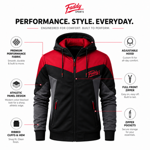 Sudadera Deportiva con Cremallera para Hombre, Diseño Color Block, Chaqueta de Gimnasio y Fitness, Corte Ajustado, Secado Rápido, Ropa Deportiva para Entrenamiento - Product Image 5