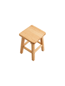 Modern Wooden Dining Stool With <b>Trestle</b> <b>Legs</b> Minimalist Design Stable Home Furniture For Indoor Use - Product Image 1