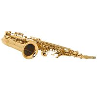 Alto Drop E Brass Saxophone Woodwind Instrument in Gold Paint for Entertainment