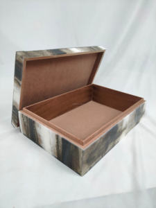 Beautifully Crafted Eco-Friendly Rectangle <b>MDF</b> Polished Handmade Inlay <b>Box</b> Modern European Design Customizable Size Color - Product Image 2