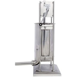 Ripieno di carne verticale a doppia velocità commerciale in acciaio inossidabile per salsicce 32LB/15L con 4 tubi di imbottitura - Product Image 6