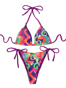 Édition artisanale : Créez votre propre logo, qualité supérieure sur mesure, taille confortable, édition lourde, bikini par sublimation - Product Image 1