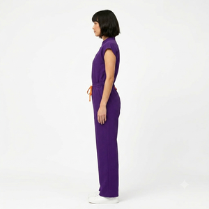 42388 Nouveaux designs tendance, uniforme médical d'hôpital, ensemble de blouses unisexe, tenue de travail une pièce, vêtements de soins de santé tissés - Product Image 3