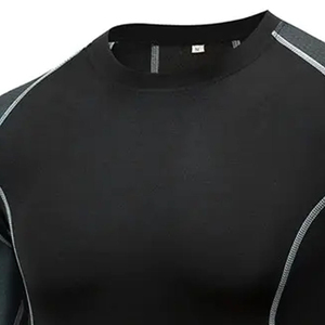 Custom Kayaking Polyester Elastane Rash Guard With Sun Protection Raglan Sleeves And Custom Logo Short Sleeve <b>Compression</b> <b>Shirt</b> - Product Image 4