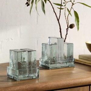 Decorative Cast Glass <b>Vases</b> for Living Room, Bedroom, and Office Decoration Needs From India - Product Image 4