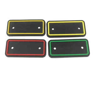Patchs en caoutchouc personnalisés, rectangulaires, souples en PVC, vierges, flexibles, gaufrés, à coudre, avec fermeture auto-agrippante, imperméables et durables pour vêtements, chapeaux et sacs à dos - Product Image 3