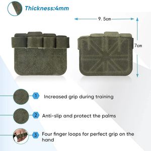ปลอกมือป้องกันการลื่นแบบปรับได้ 4 นิ้ว สำหรับยกน้ำหนัก ครอสเทรนนิ่ง ทำจากยางธรรมชาติ PVC Geo - Product Image 3