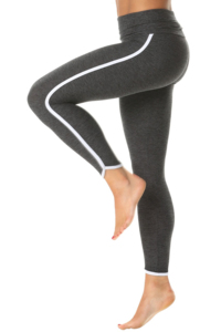 Leggings de yoga noirs pour femmes, taille haute, super extensibles et doux, avec logo personnalisé, motif, pour la gym et le fitness, plusieurs couleurs, collection 2026 - Product Image 2