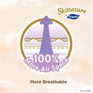 Pañales Drypers Skinature Premium para bebés y niños pequeños, talla XL (4x 32 unidades) - Product Image 5