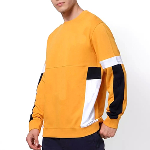 เสื้อสเวตเชิ้ตผู้ชายแบบคลาสสิก คอวี ผ้าคอตตอนผสม ดีไซน์เนื้อผ้านุ่ม สวมใส่สบายทุกวัน ขอบเสื้อและคอเสื้อแบบริบ มีให้บริการ OEM - Product Image 4