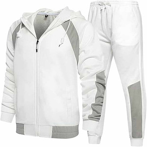 Ensemble de survêtement pour homme 2026 : veste et pantalon de sport en tissu respirant, confortable pour la gym, l'entraînement, la course et le style de vie athlétique - Product Image 1