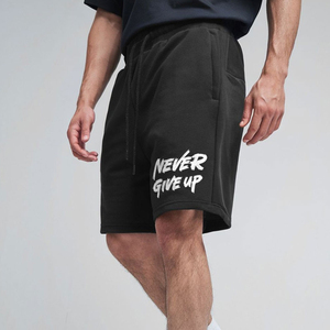 กางเกงขาสั้นตาข่ายระบายอากาศสำหรับผู้ชาย ให้ความเย็นสบายและกระชับ กางเกงขาสั้นเทอร์รี่เนื้อนุ่มสำหรับพักผ่อน กางเกงขาสั้นลำลองสำหรับออกกำลังกายในฤดูร้อนสำหรับผู้ชาย - Product Image 1