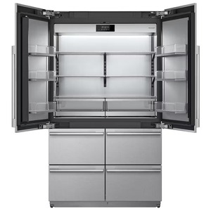 Meilleure offre sur réfrigérateur encastrable de 48 pouces avec intérieur en acier inoxydable et éclairage LED, fournisseur exportateur - Product Image 1