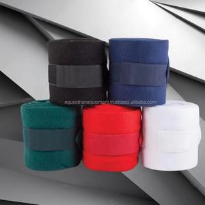 Bandages en polaire de polyester écologiques pour le soin des chevaux avec option de logo personnalisé et emballage personnalisé - Product Image 3