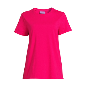 เสื้อยืดสีฟ้าพาสเทลแฟชั่นทันสมัยไซส์ใหญ่สวมใส่สบายสำหรับผู้หญิงใช้ในชีวิตประจำวัน เสื้อยืดออกแบบเองสำหรับผู้หญิงจากบังกลาเทศ - Product Image 4