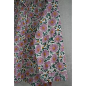 Ensemble de pyjama en coton imprimé à la main pour femmes, vêtements de nuit doux avec une coupe confortable pour les vêtements de nuit de tous les jours - Product Image 5