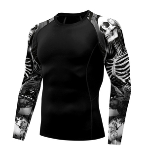 เสื้อยืดออกกำลังกายผู้ชายไร้ตะเข็บ น้ำหนักเบา แขนยาว สำหรับวิ่งและฟิตเนส ขายออนไลน์ - Product Image 3