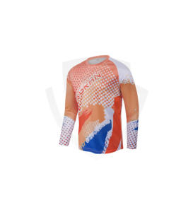 Polo de course moto personnalisé respirant imprimé, nom de l'équipe de motocross, sublimation, séchage rapide, anti-UV, vêtements de sport - Product Image 2