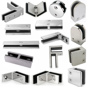 تجهيزات Zd غير القابل للصدأ أنبوب مربع درابزين حامل زجاجي - Product Image 2