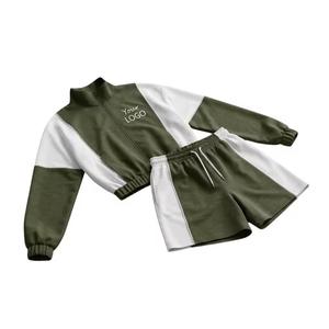 Washed Red Hooded Zip Up Tracksuit Set Women 2 Piece Casual Long <b>Sleeve</b> <b>Hoodie</b> With Sweatpants - Product Image 5