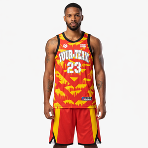 Conjunto de Uniforme de Baloncesto Personalizado, Camiseta y Pantalones Cortos, Ropa Deportiva Profesional para Entrenamiento y Partidos, Malla Transpirable Sublimada, Venta al Por Mayor OEM - Product Image 6
