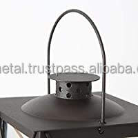 Farol de Metal tallado Vintage, candelabro decorativo hueco alto para decoración del hogar, farolillos colgantes para velas - Product Image 4