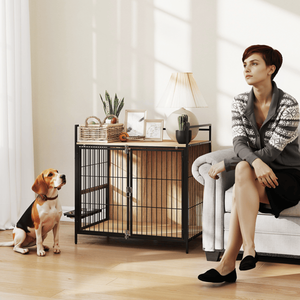 Enclos pour chiens en fil de fer soudé robuste, pour l'extérieur, pour chiots, maison et mobilier pour animaux de compagnie de qualité supérieure - Product Image 1