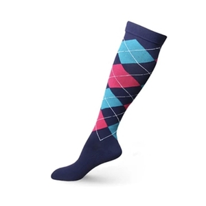 Women Riding <b>Socks</b> Horse Pattern <b>Knee</b> <b>High</b> Equestrian <b>Socks</b> Modern Style Pink Blue Black Colors Machine Washable Textile - Product Image 4