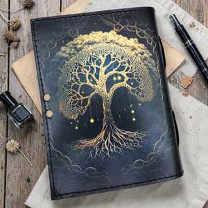 Vintage Tree of <b>Life</b> Leather <b>Journal</b> Executive Leather <b>Journal</b> Handmade Leather <b>Journal</b> - Product Image 4